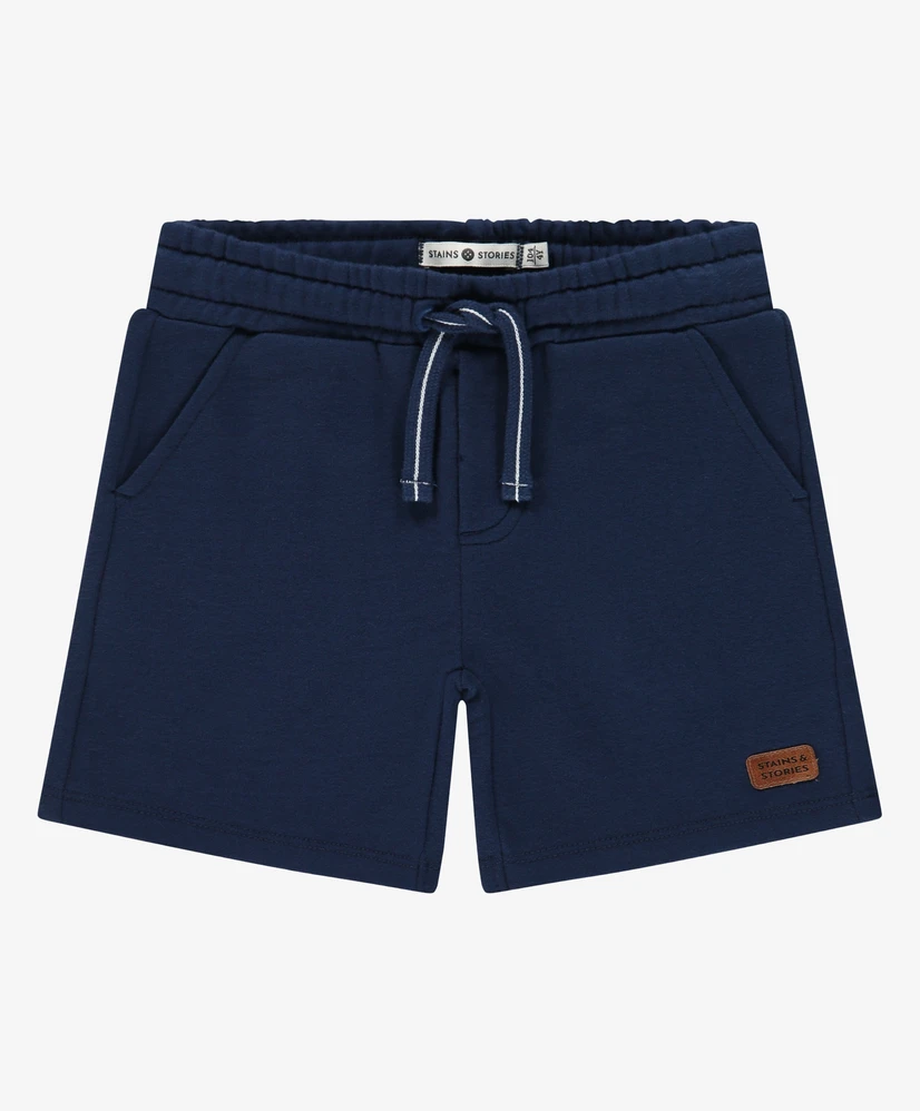Stains & Stories Short Sweat Effen