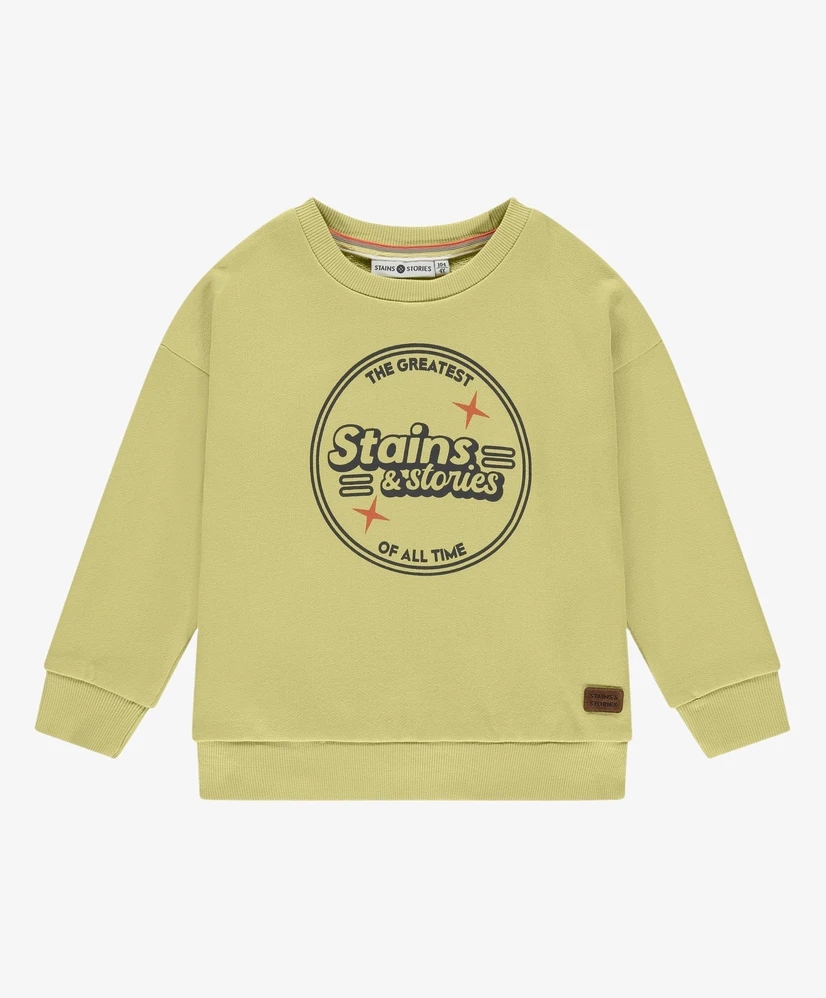 Stains & Stories Sweater Front Print