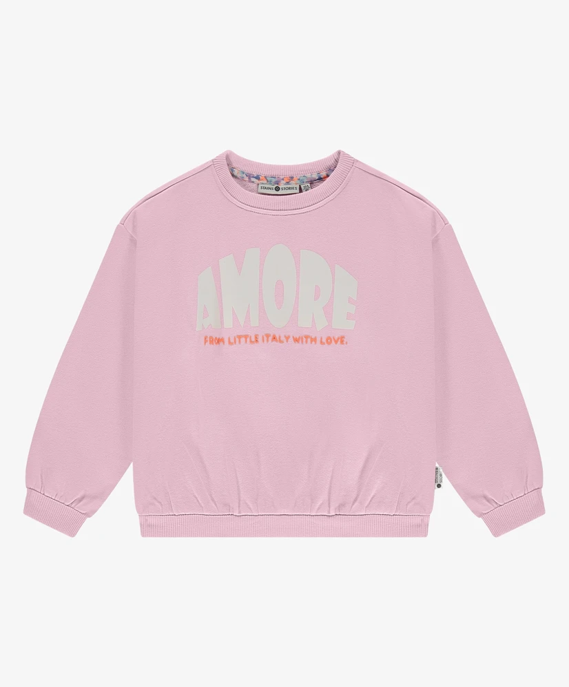 Stains & Stories Sweatshirt Amore