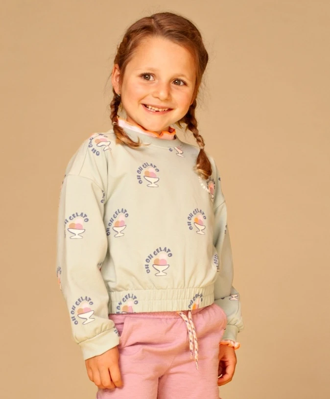 Stains & Stories Sweatshirt Oh Oh Gelato