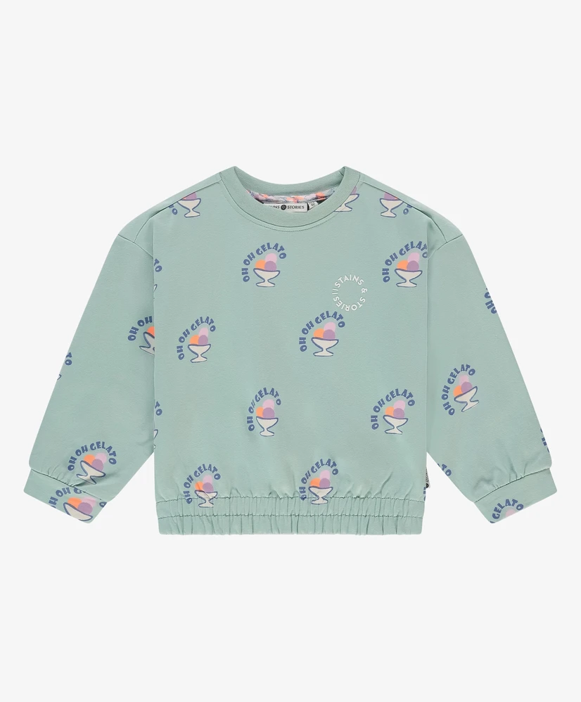 Stains & Stories Sweatshirt Oh Oh Gelato