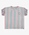 Stains & Stories T-shirt Badstof Gestreept