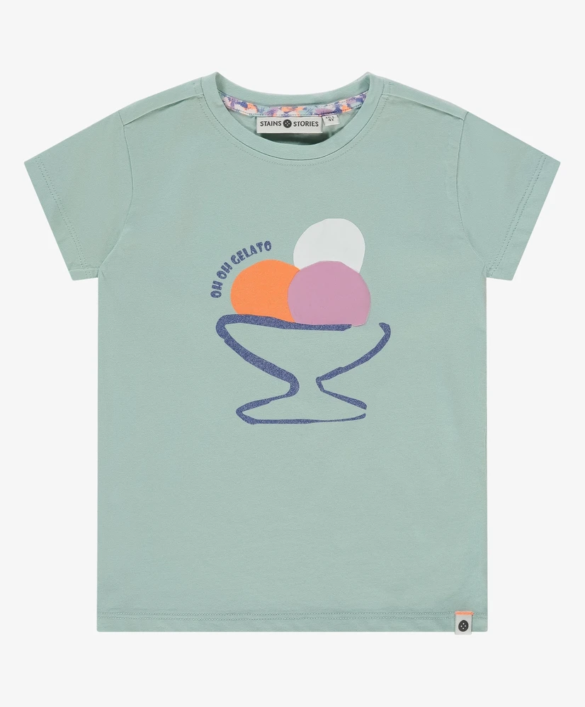 Stains & Stories T-shirt Oh Oh Gelato