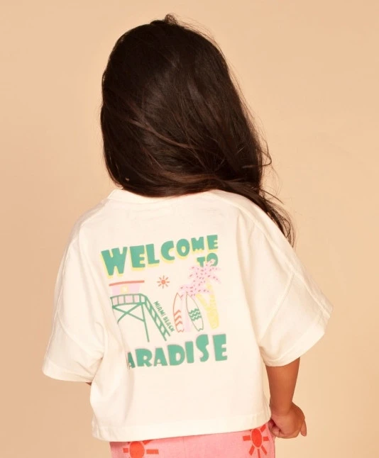 Stains & Stories T-shirt Welcome Paradise
