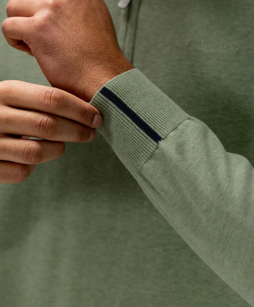 State of Art Half Zip Trui Effen