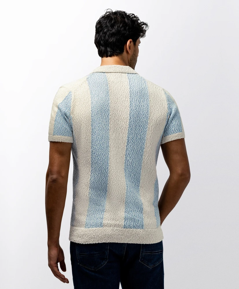 State of Art Overhemd Knit Gestreept