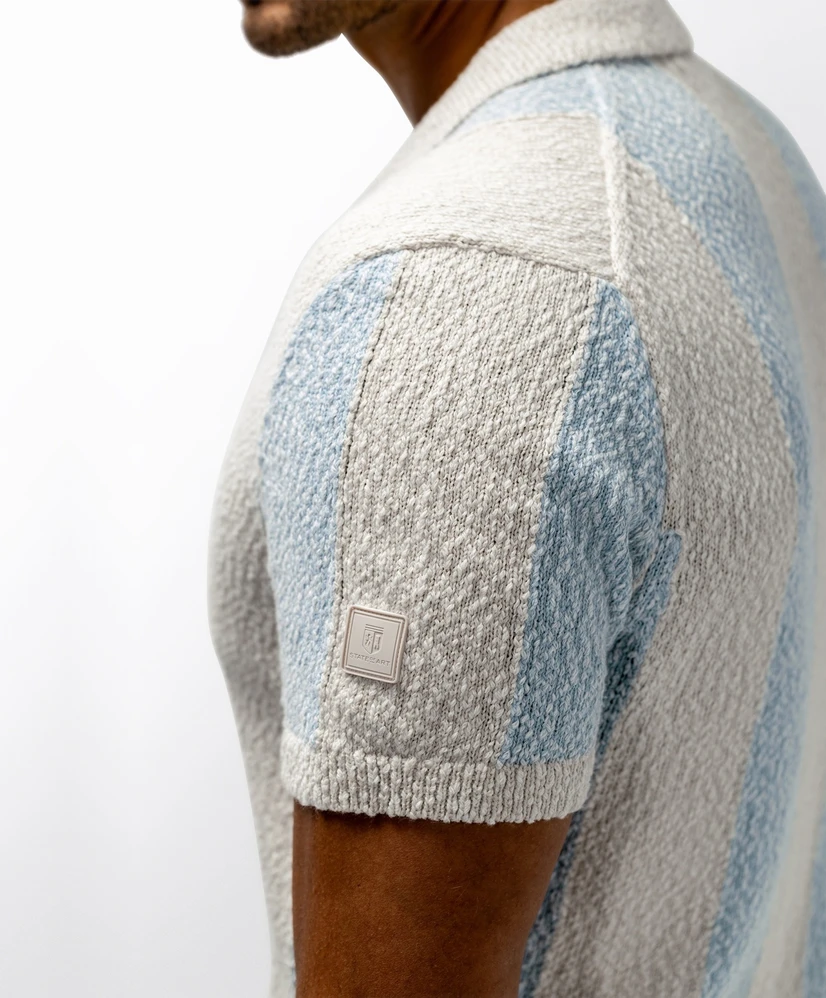 State of Art Overhemd Knit Gestreept