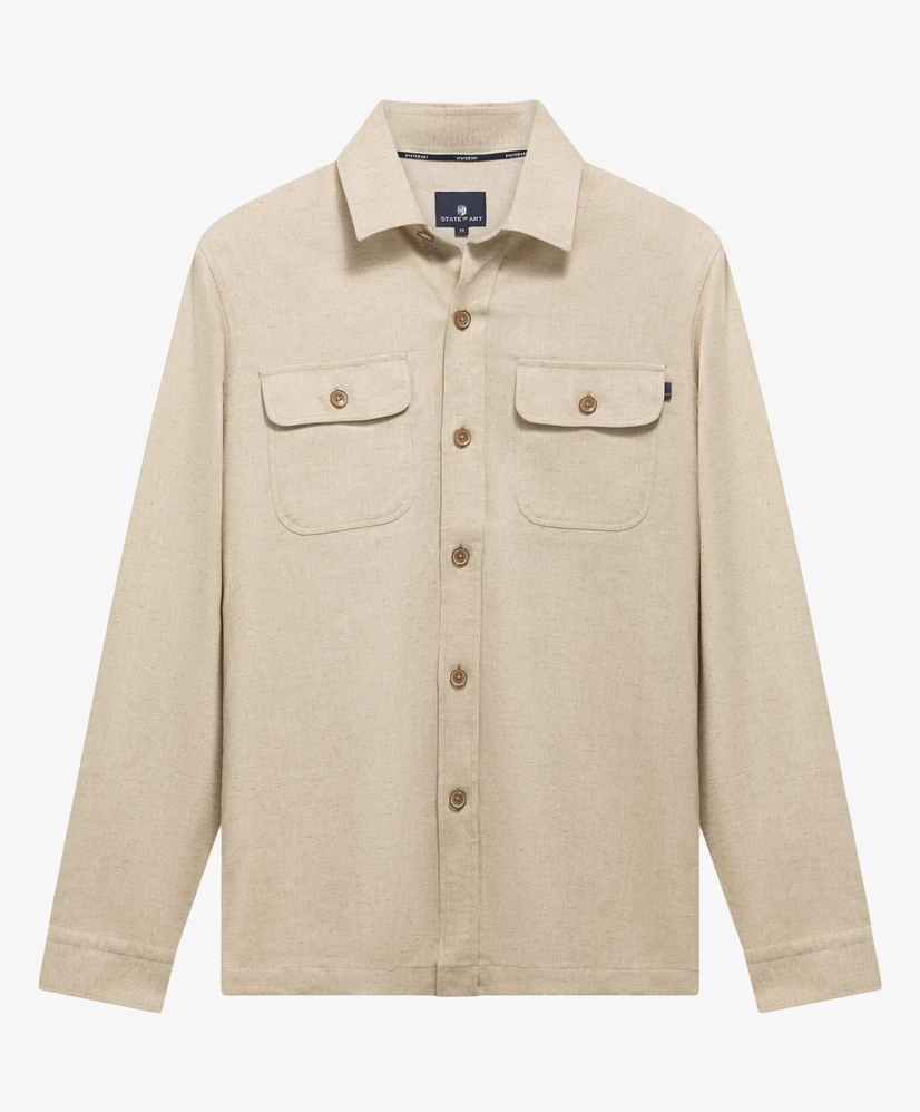 State of Art Overshirt Gemêleerd