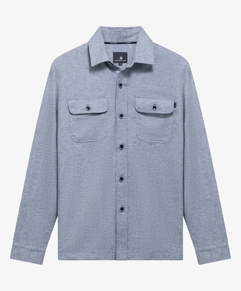 State of Art Overshirt Gemêleerd
