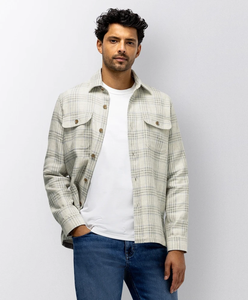 State of Art Overshirt Ruitdessin