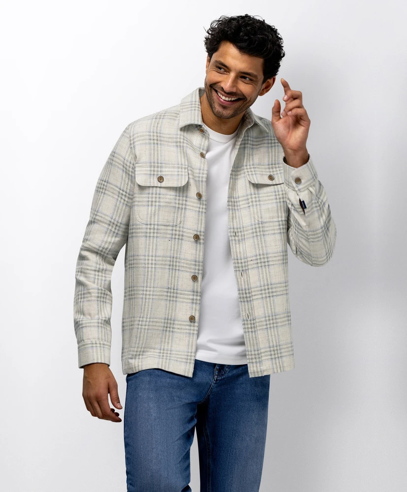 State of Art Overshirt Ruitdessin