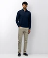 State of Art Trui Half-Zip Effen