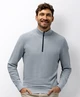 State of Art Trui Half-Zip Gemêleerd