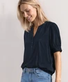 Street One Blouse LM LTD QR Splitneck blouse w gat