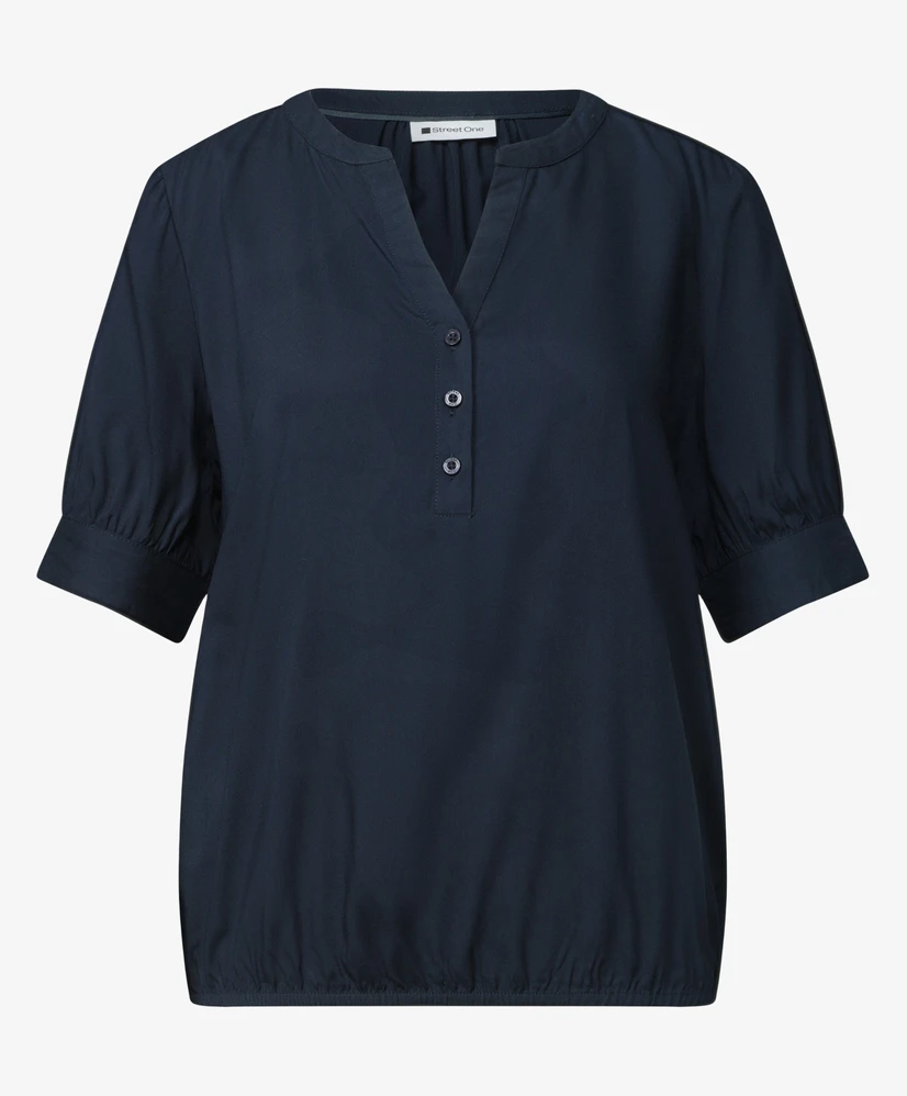 Street One Blouse LM LTD QR Splitneck blouse w gat