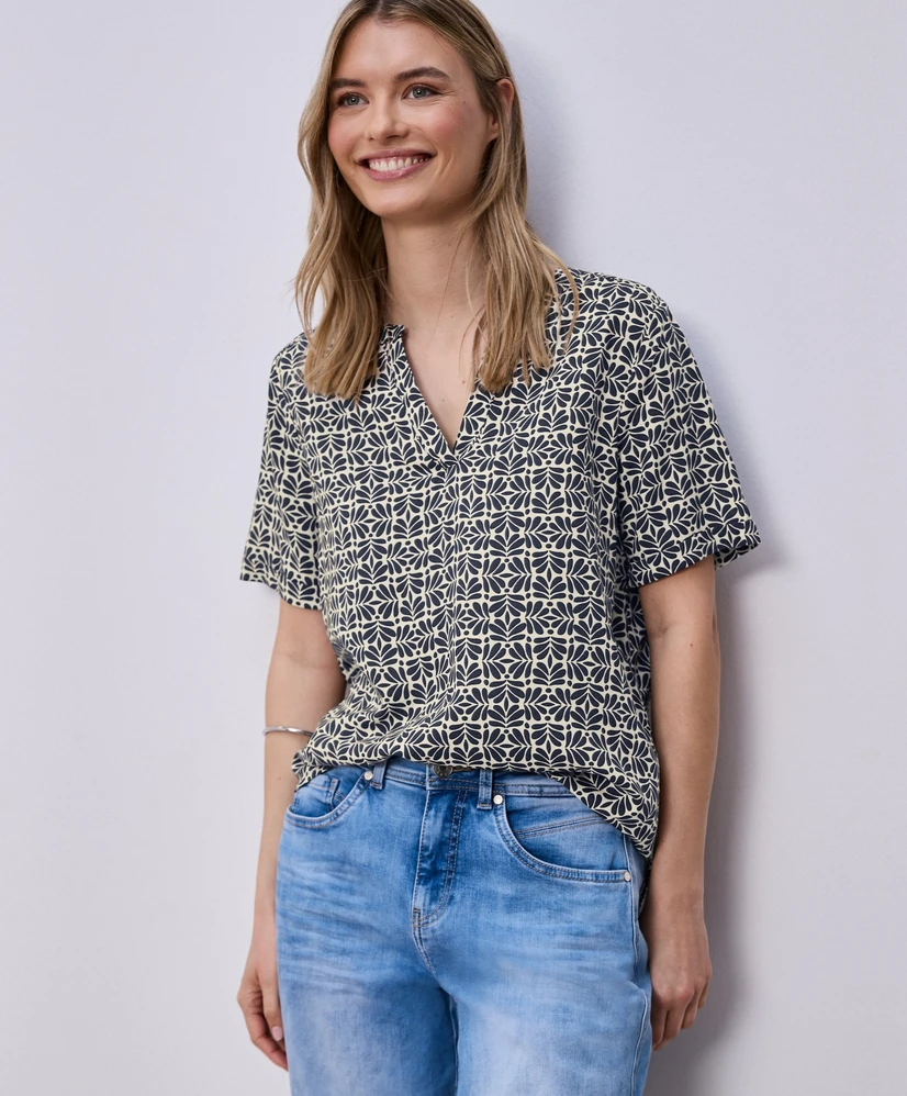Street One Blouse Splitneck