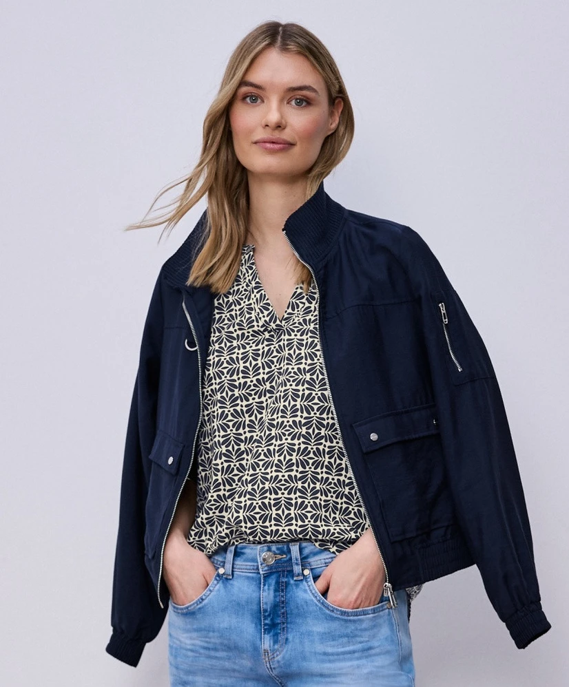 Street One Blouse Splitneck