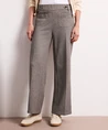 Street One Broek Straight Leg Melange Pique