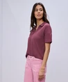 Street One T-shirt Knit Look Polo