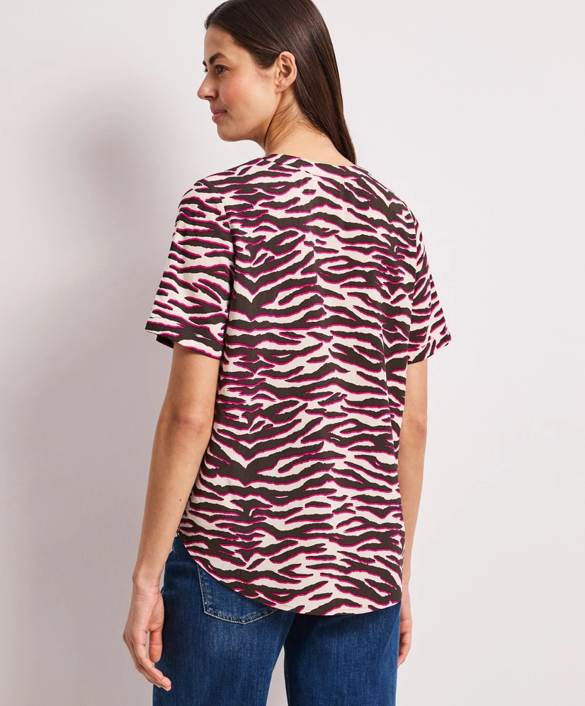 Street One T-shirt Splitneck