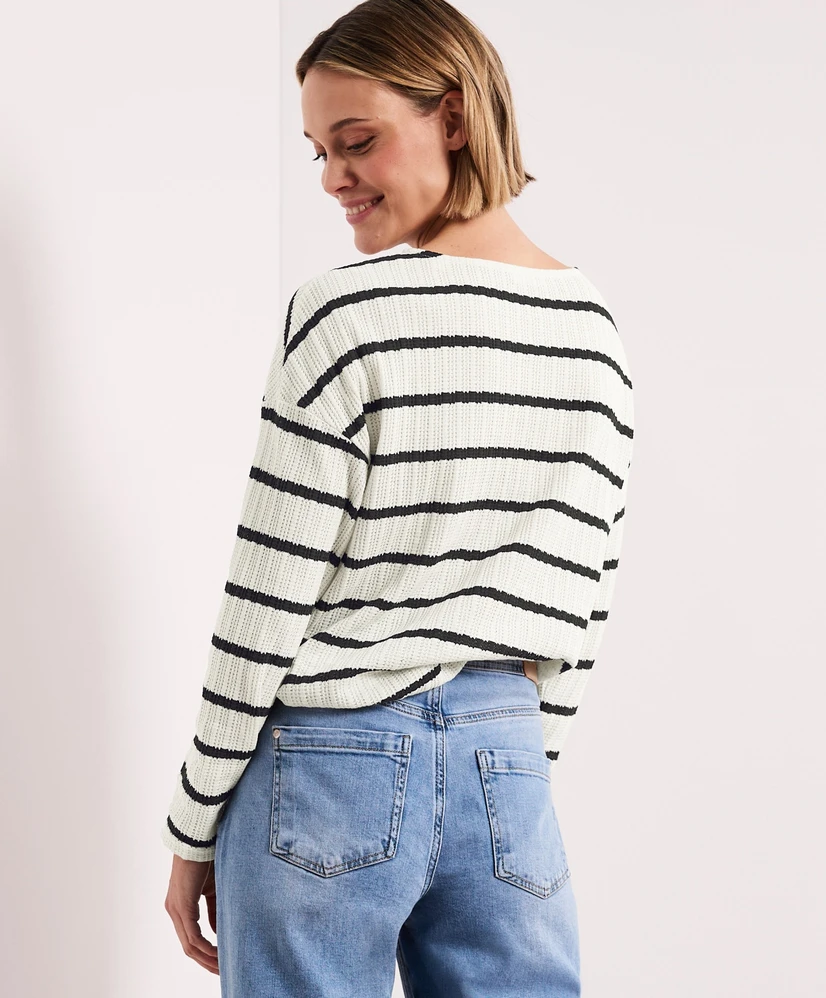 Street One T-shirt Striped