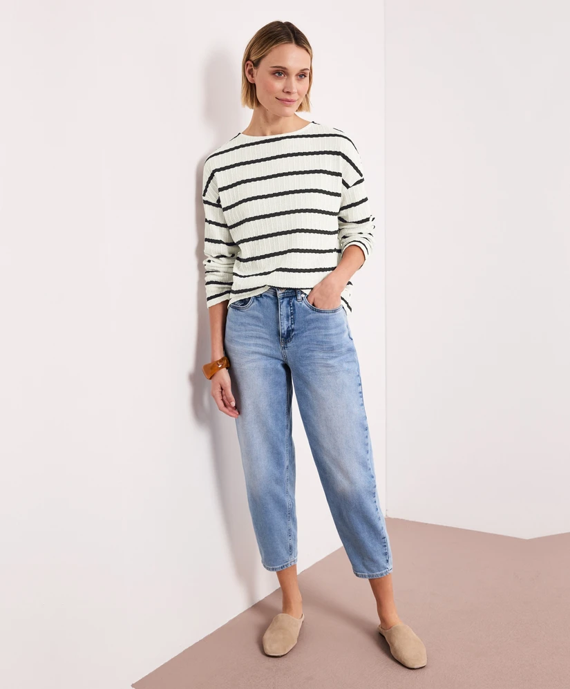 Street One T-shirt Striped