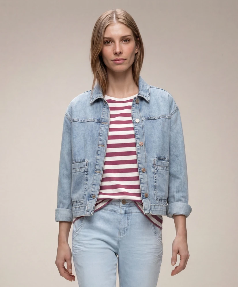 Street One T-shirt Striped