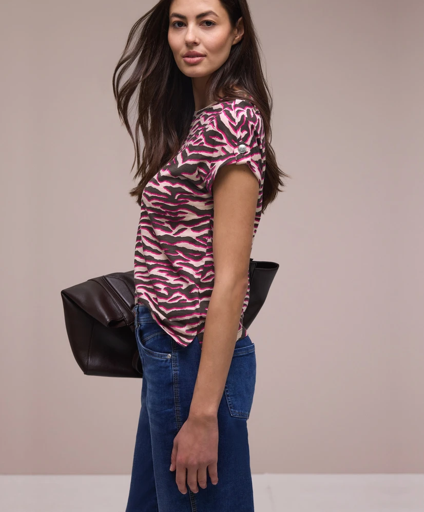 Street One T-shirt Zebra