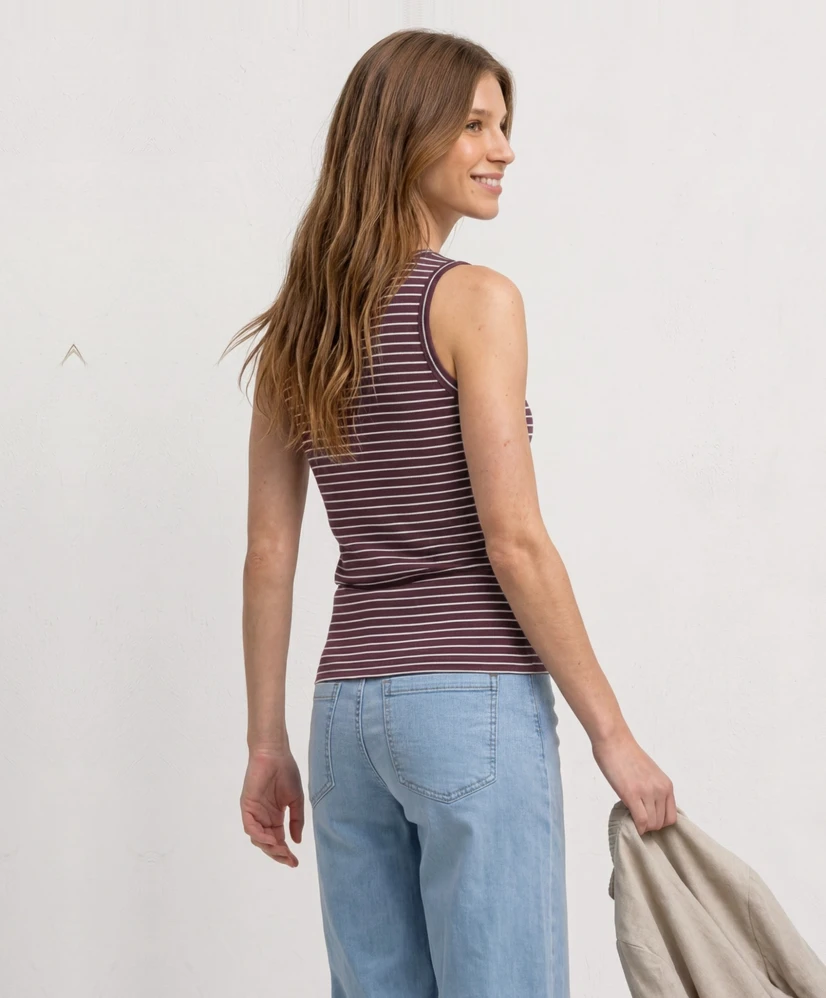 Street One Top Rib Gestreept