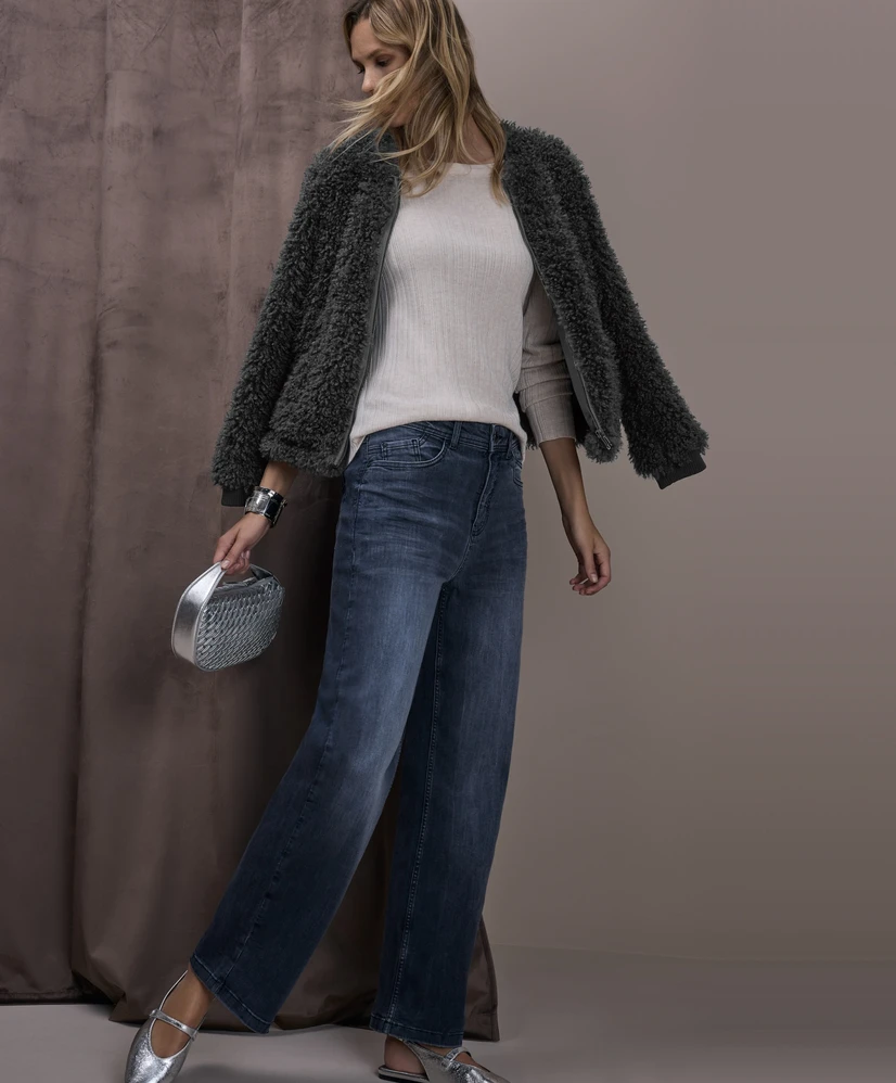 Street One Vest Fake Fur