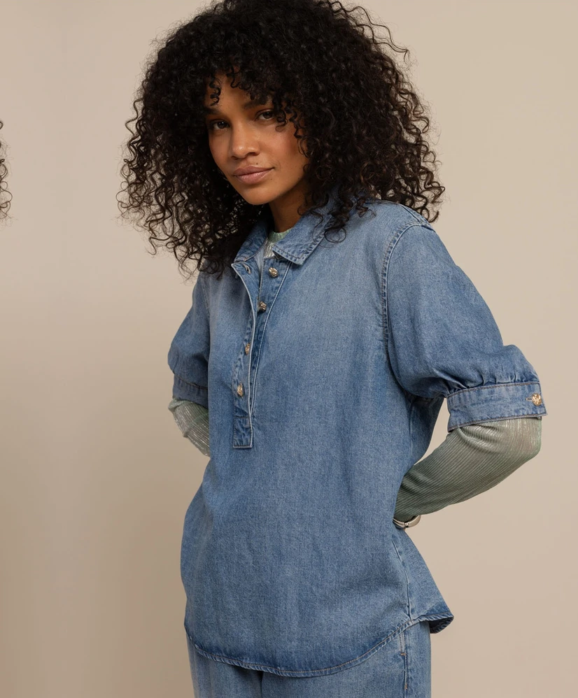 Studio Anneloes Top Stelle Denim