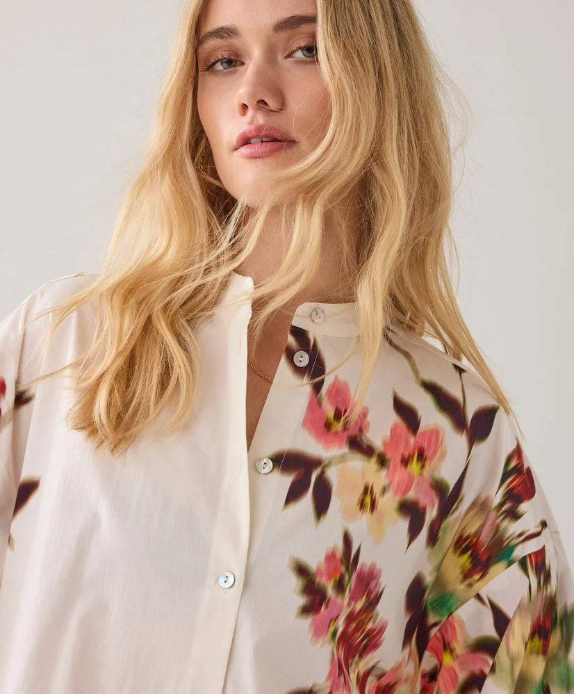 Summum Blouse Faded Flower