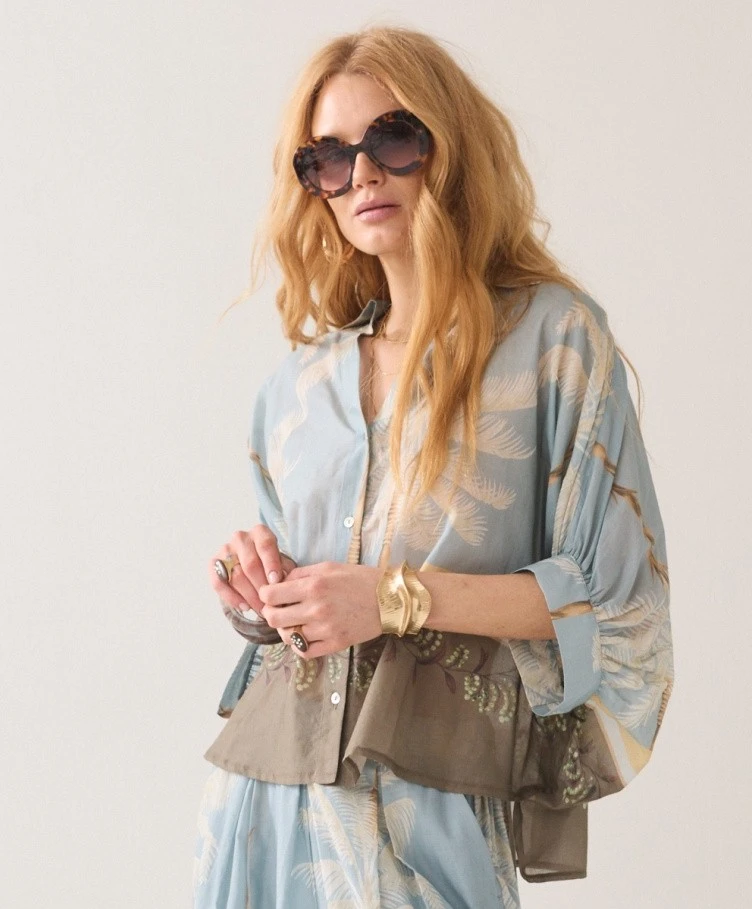 Summum Blouse Palmtree