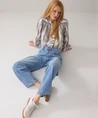 Summum Blouse Strepen Lurex