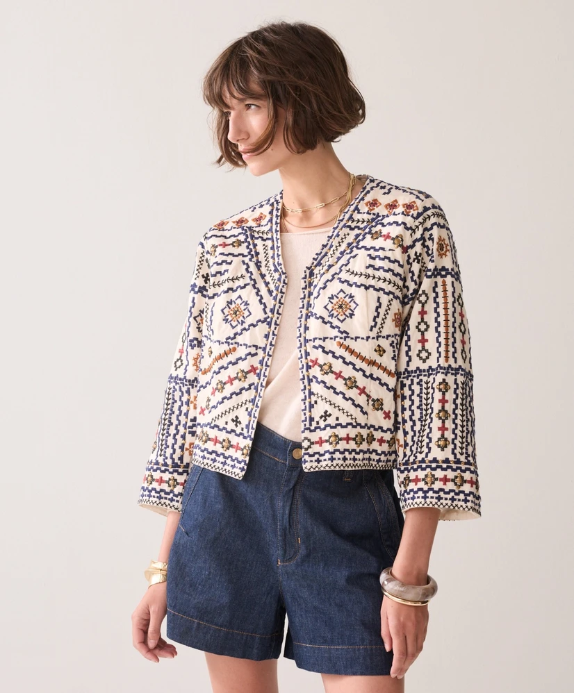 Summum Jacket Geo Embroidery