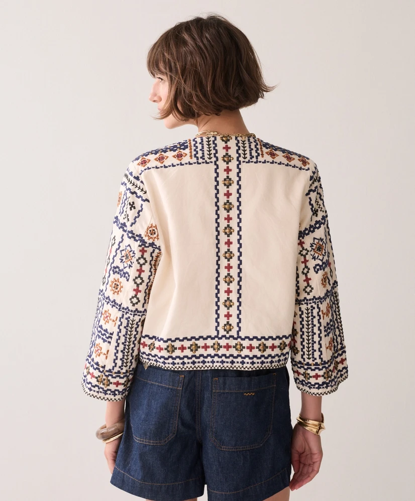 Summum Jacket Geo Embroidery