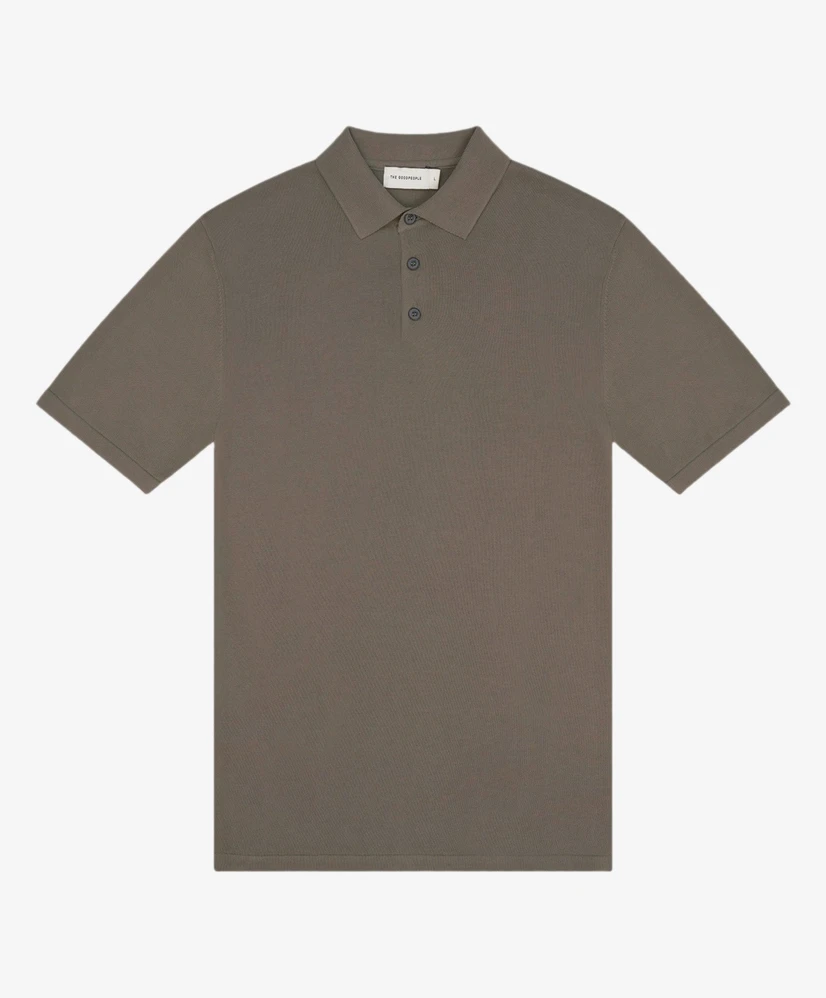 The GoodPeople Polo Plan Italian Knitted