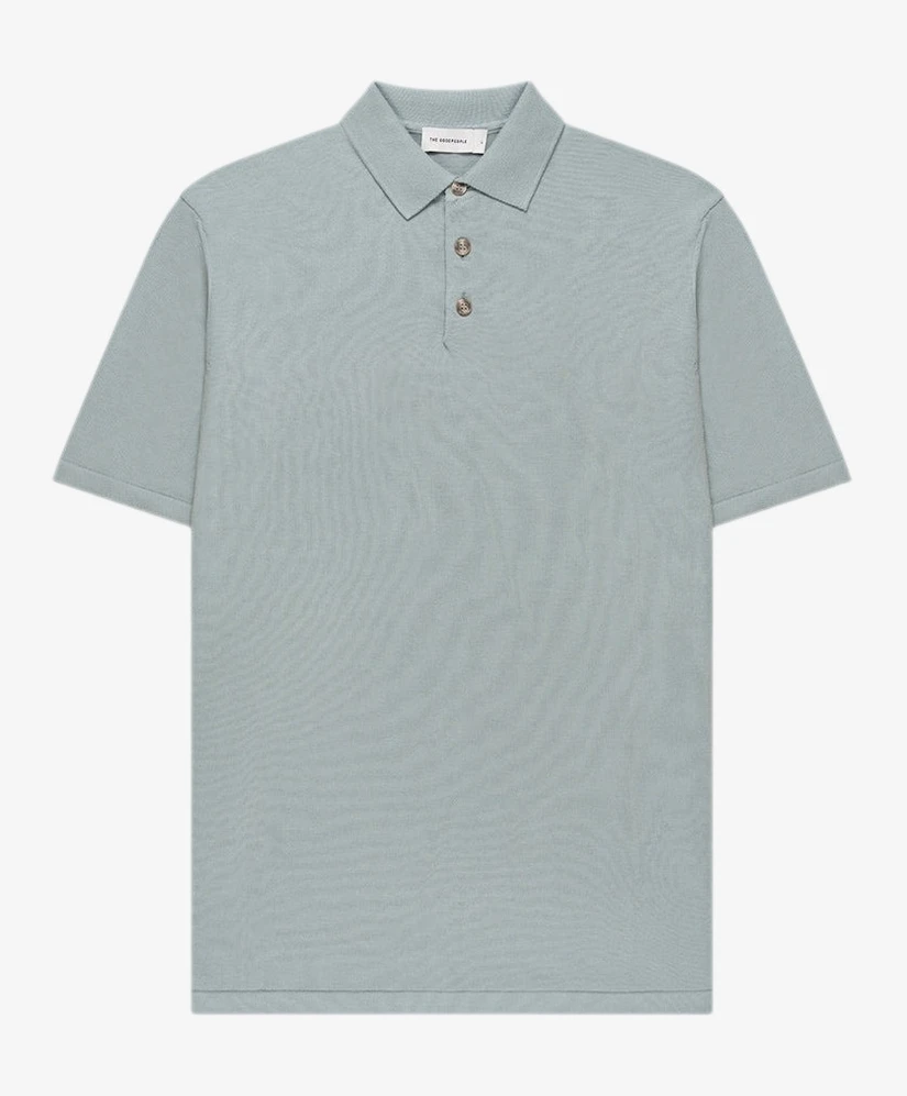 The GoodPeople Polo Plan Italian Knitted