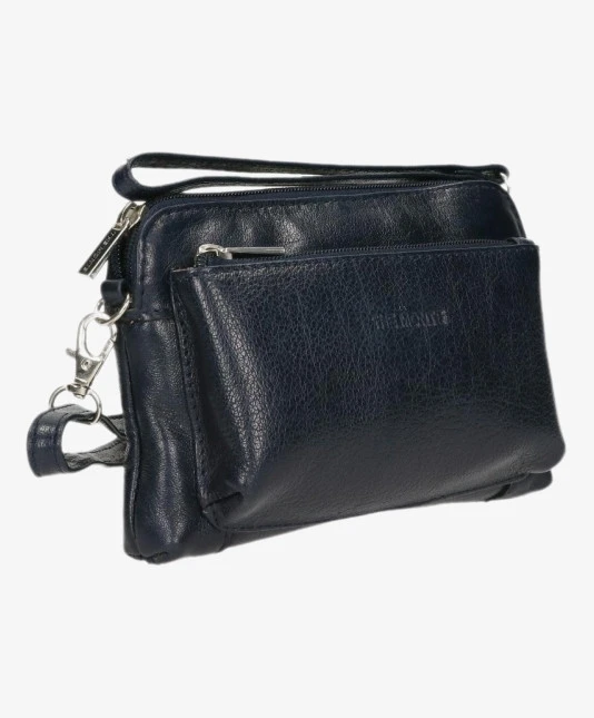 The Monte Crossbodytas Buff Leather