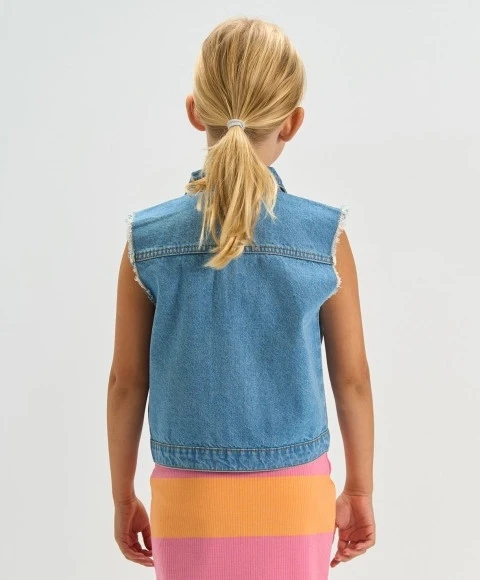 THE NEW Denim Gilet Romina