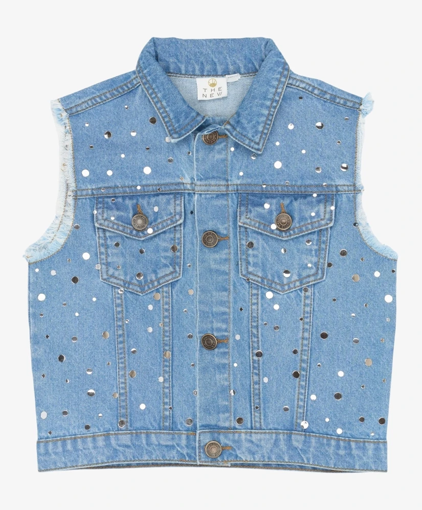 THE NEW Denim Gilet Romina