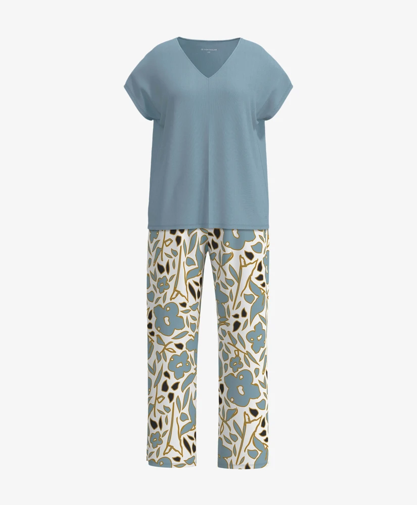 Tom Tailor Pyjama Bloemenprint