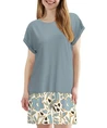 Tom Tailor Pyjamashirt Effen
