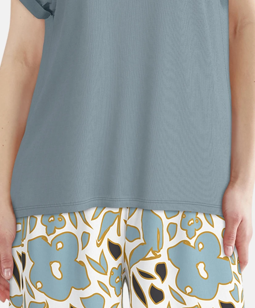 Tom Tailor Pyjamashirt Effen