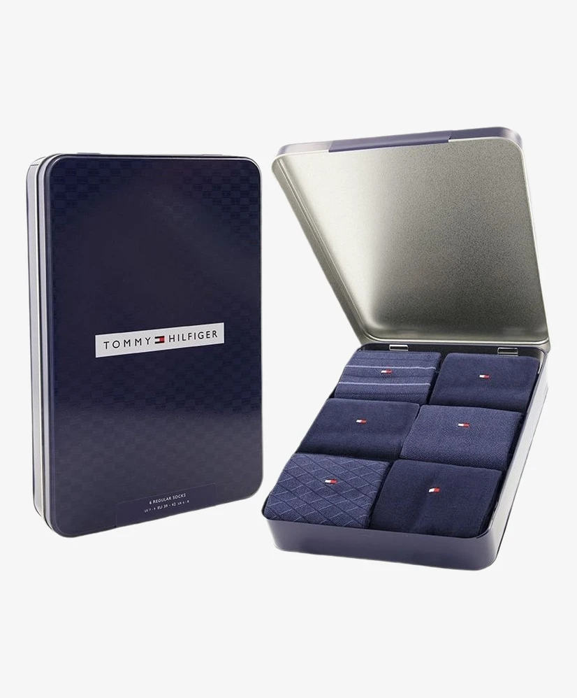 Tommy Hilfiger Sokken Giftbox 6-Pack