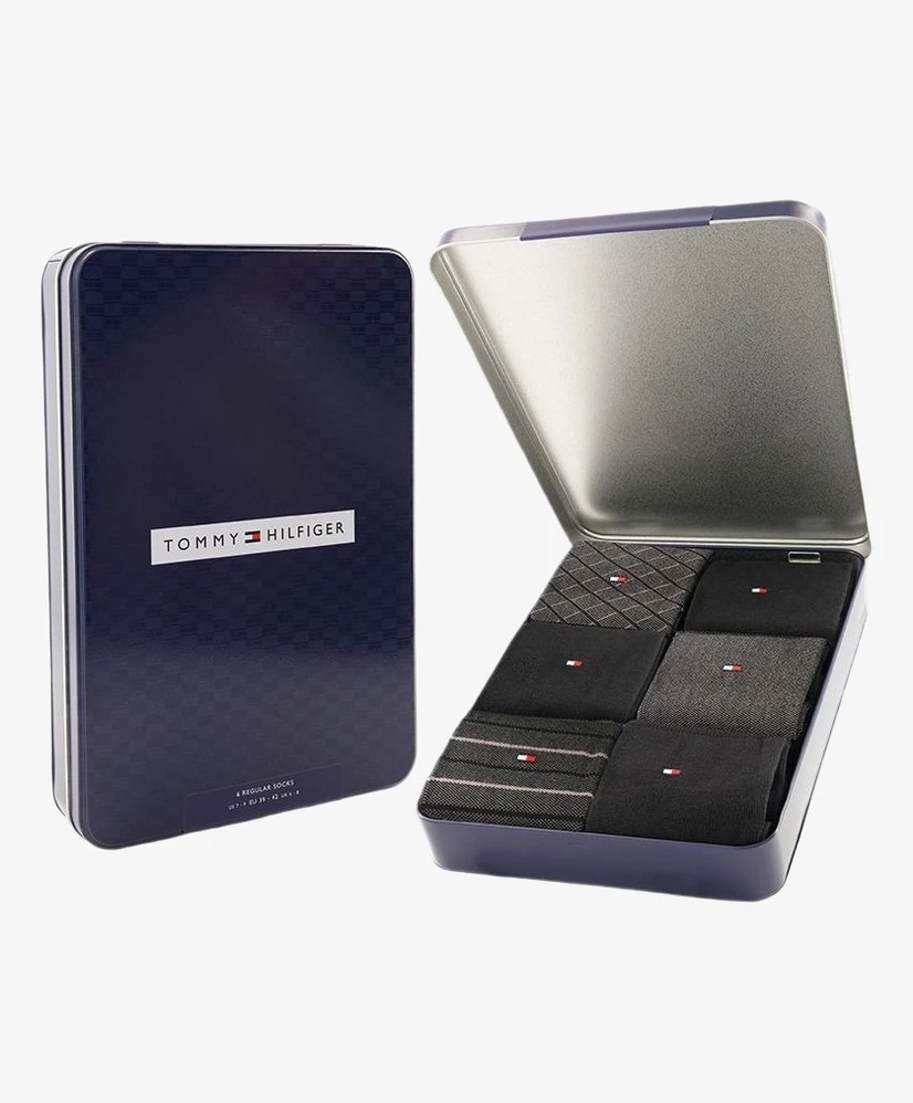 Tommy Hilfiger Sokken Giftbox 6-Pack