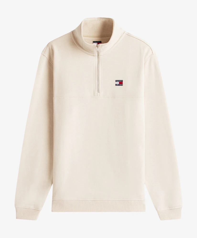 Tommy Jeans Half Zip Sweater Badge