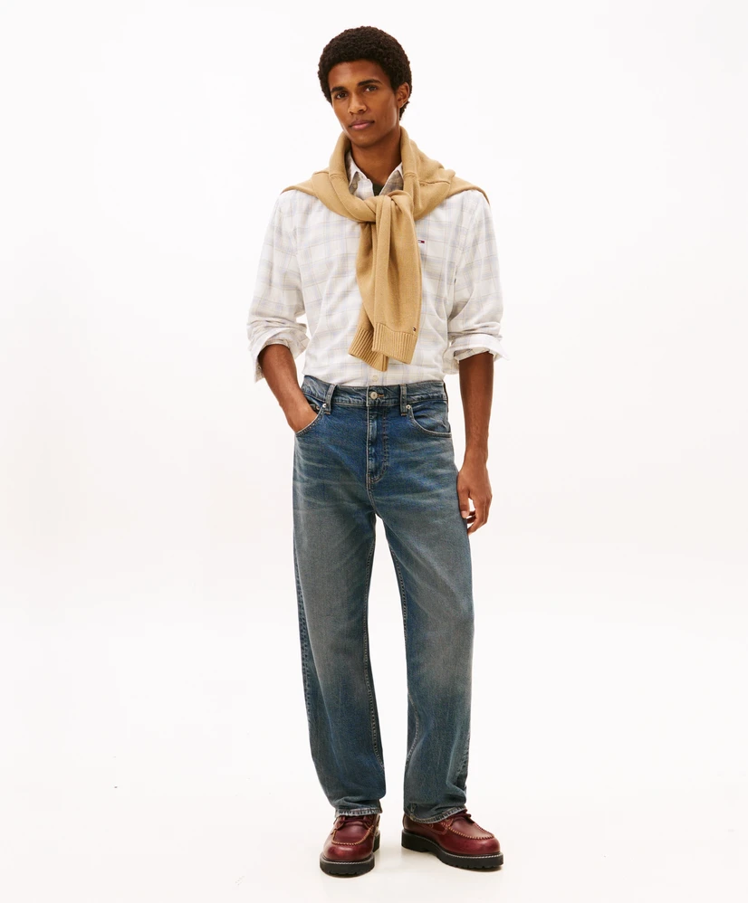 Tommy Jeans Overhemd Check Cord