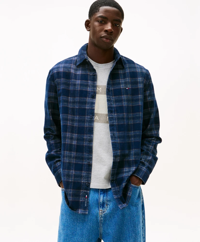 Tommy Jeans Overhemd Check Cord