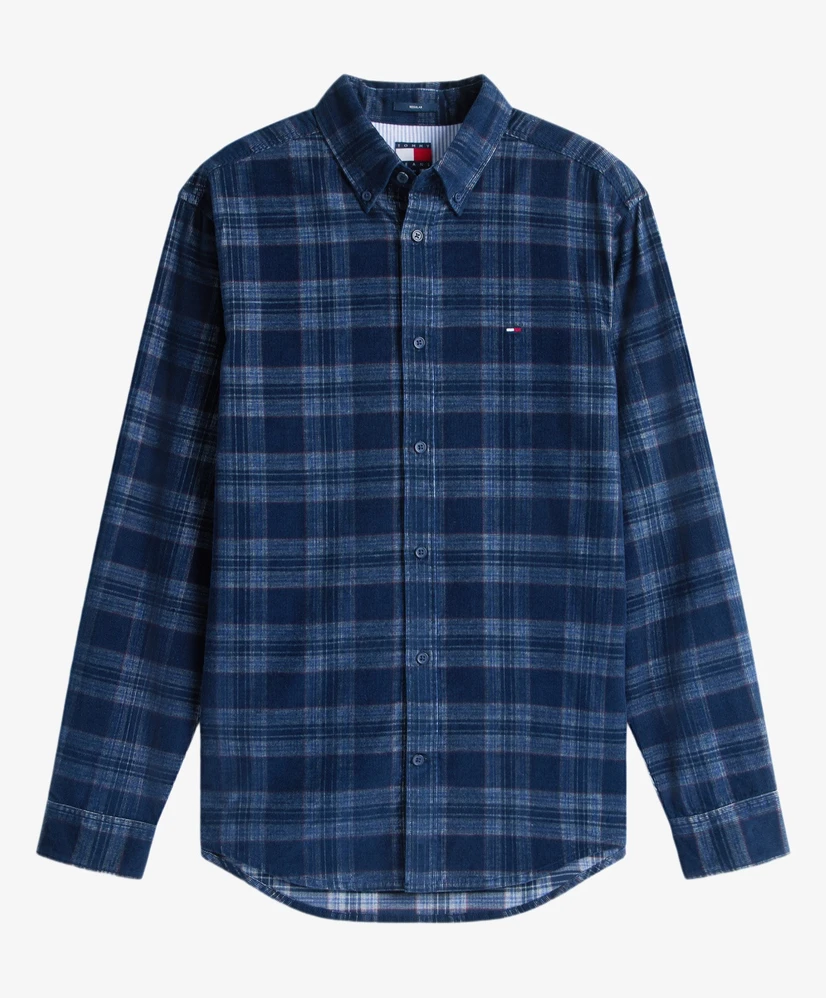 Tommy Jeans Overhemd Check Cord